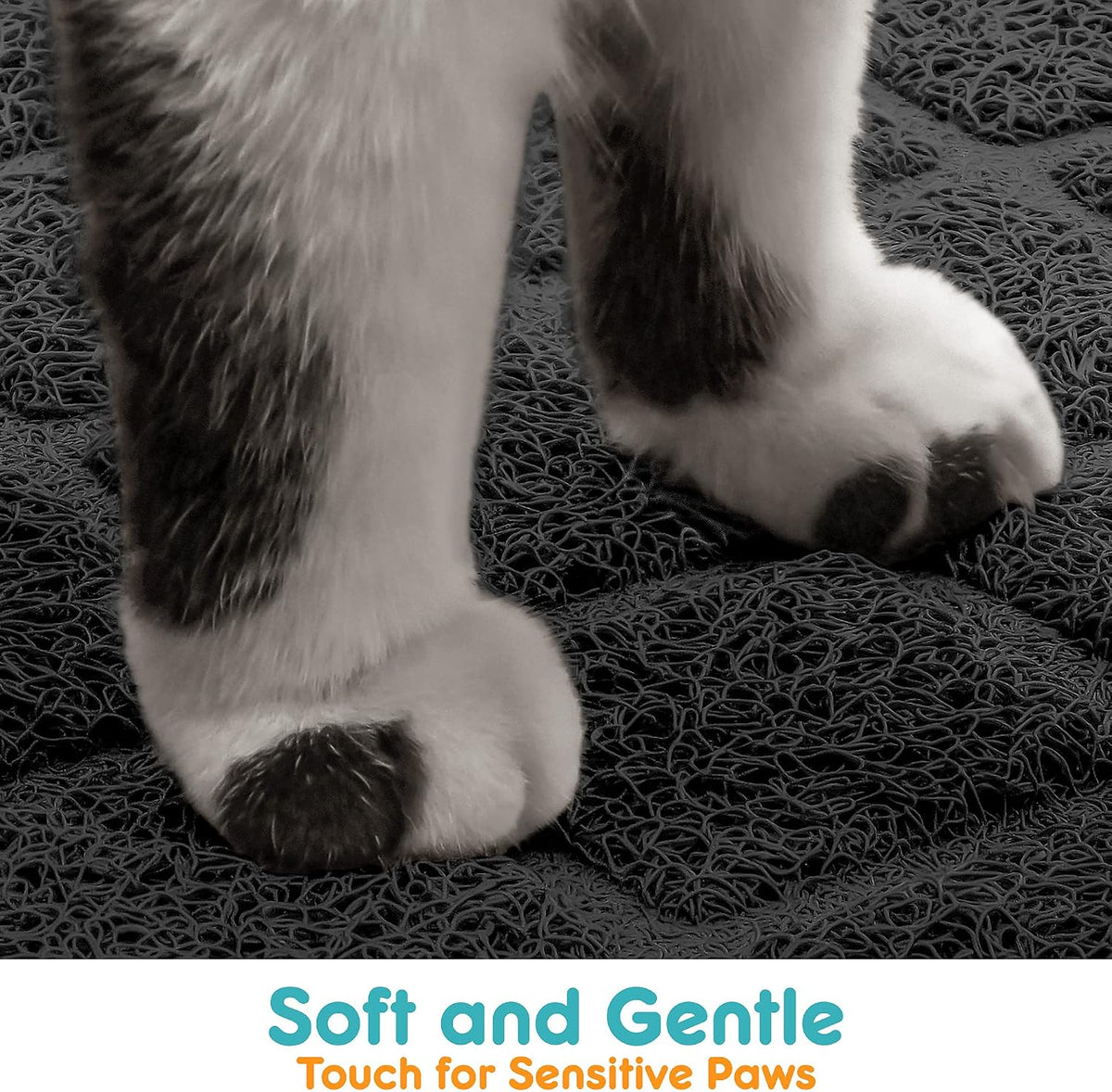 PawTovari LitterCatch™ Non-Slip Cat Litter-Trapping Mat