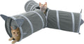 PawTovari PurrPath™ 3-Way Cat Tunnel & Play Hideaway