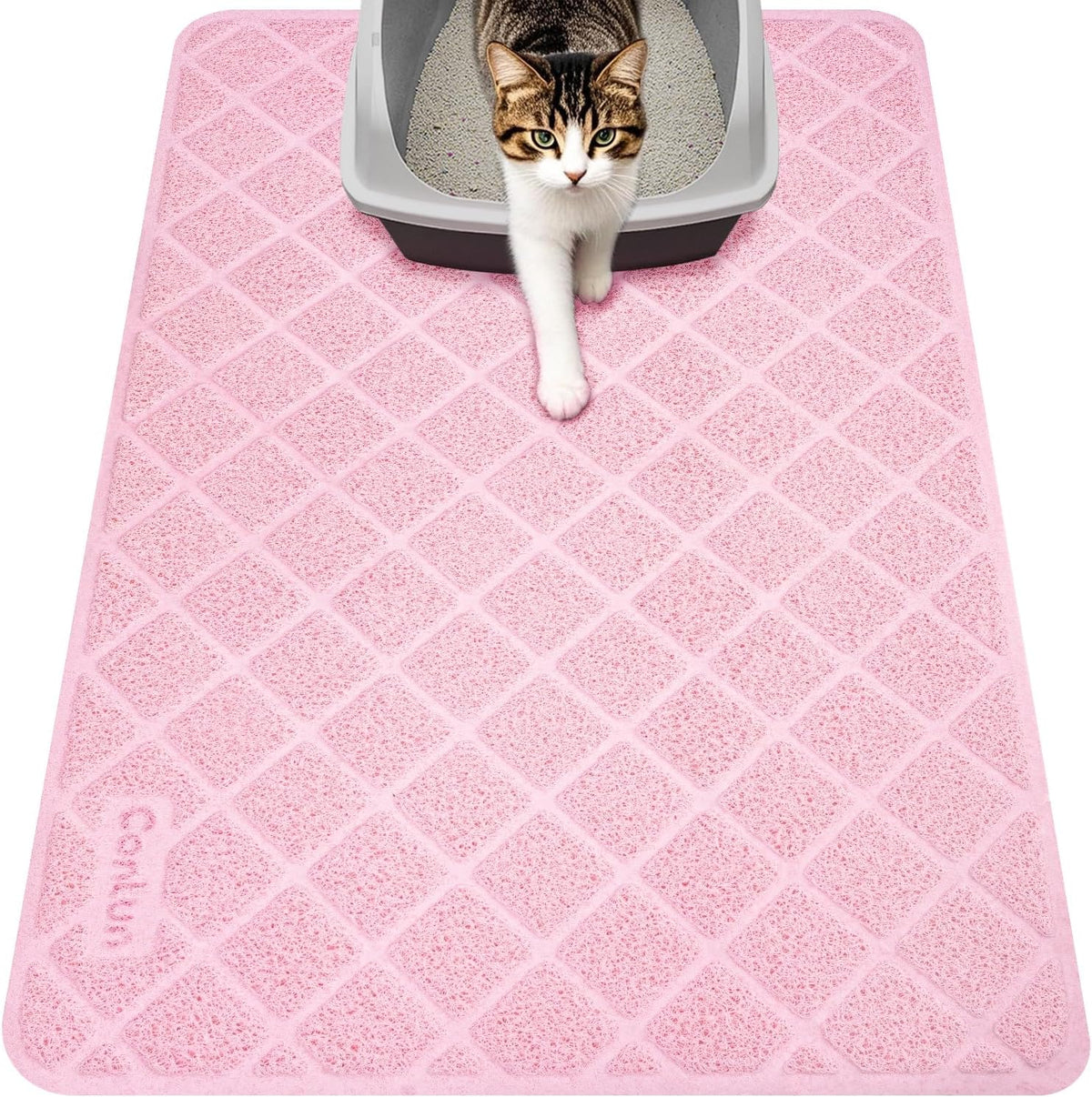 PawTovari LitterCatch™ Non-Slip Cat Litter-Trapping Mat