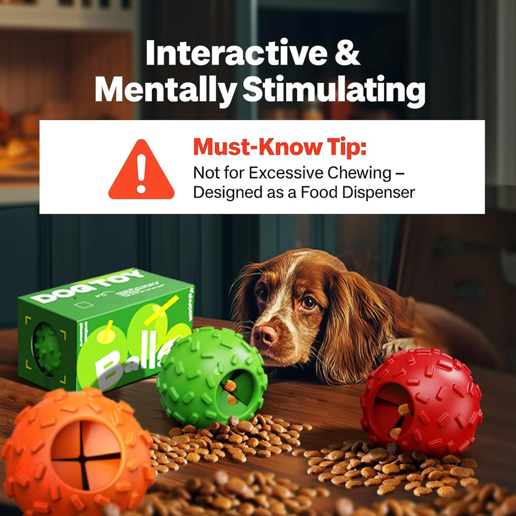 PawTovari  Dog Puzzle Ball for Small Dogs