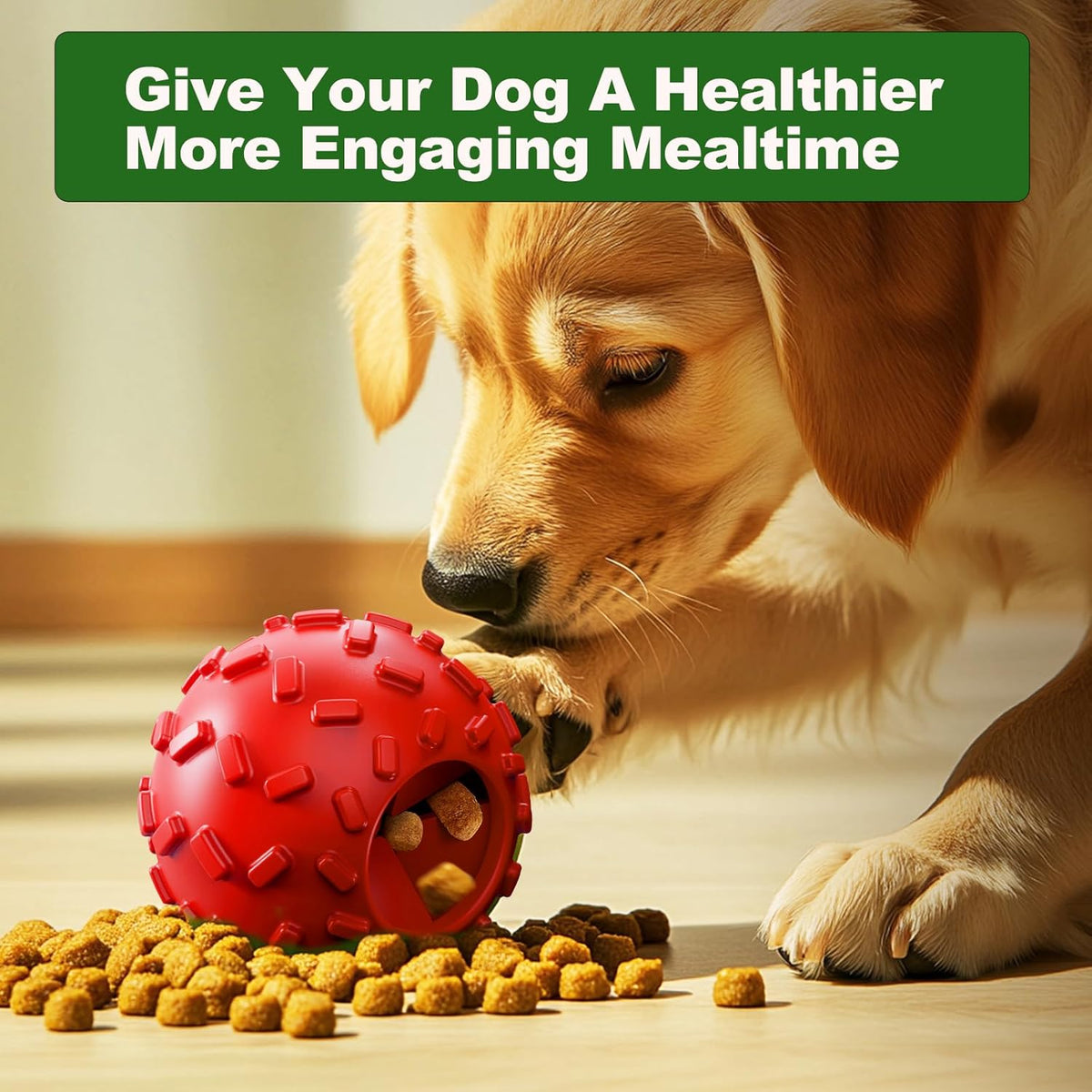 PawTovari  Dog Puzzle Ball for Small Dogs